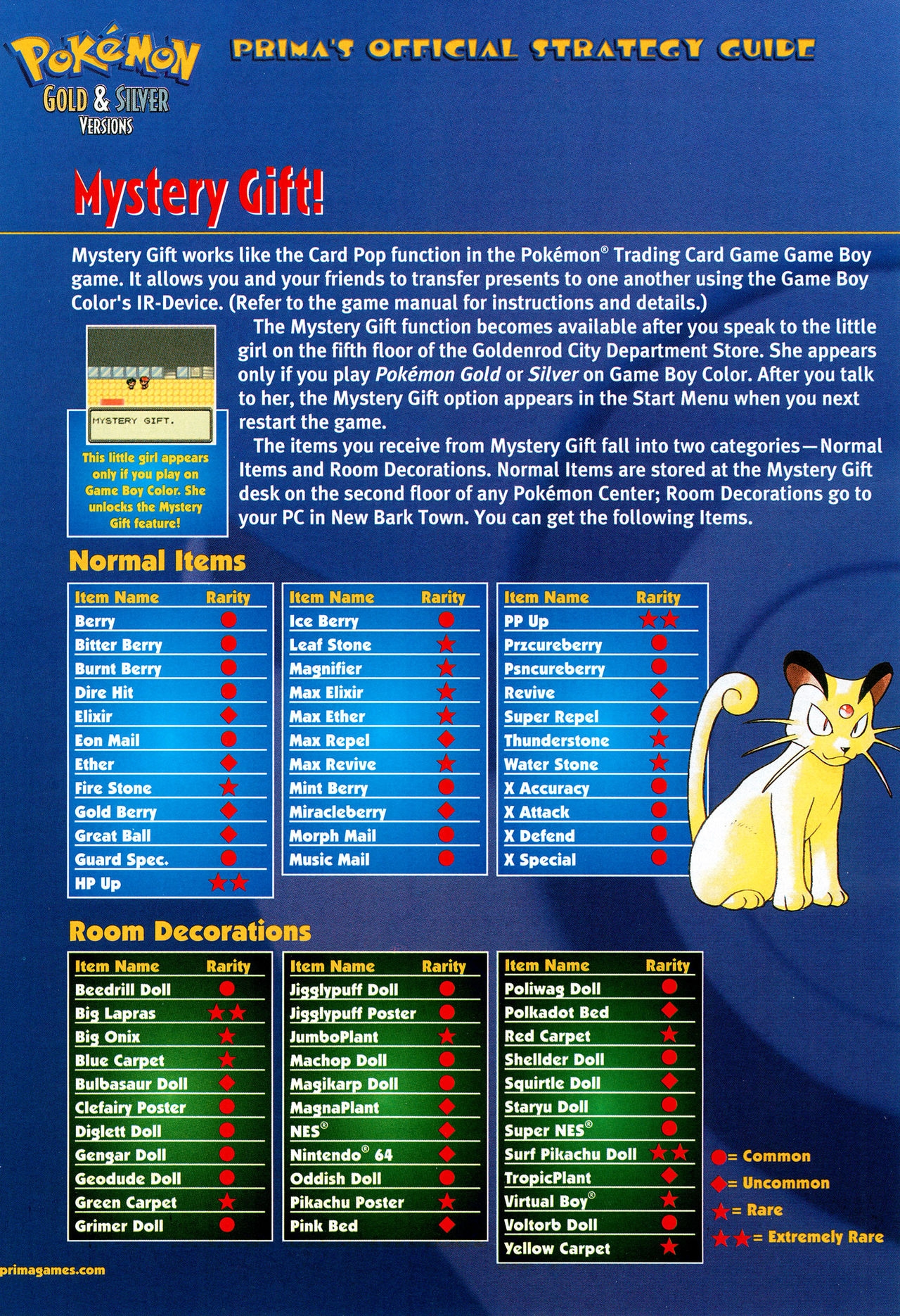 Pokémon Gold & Silver Versions - Strategy Guide 189