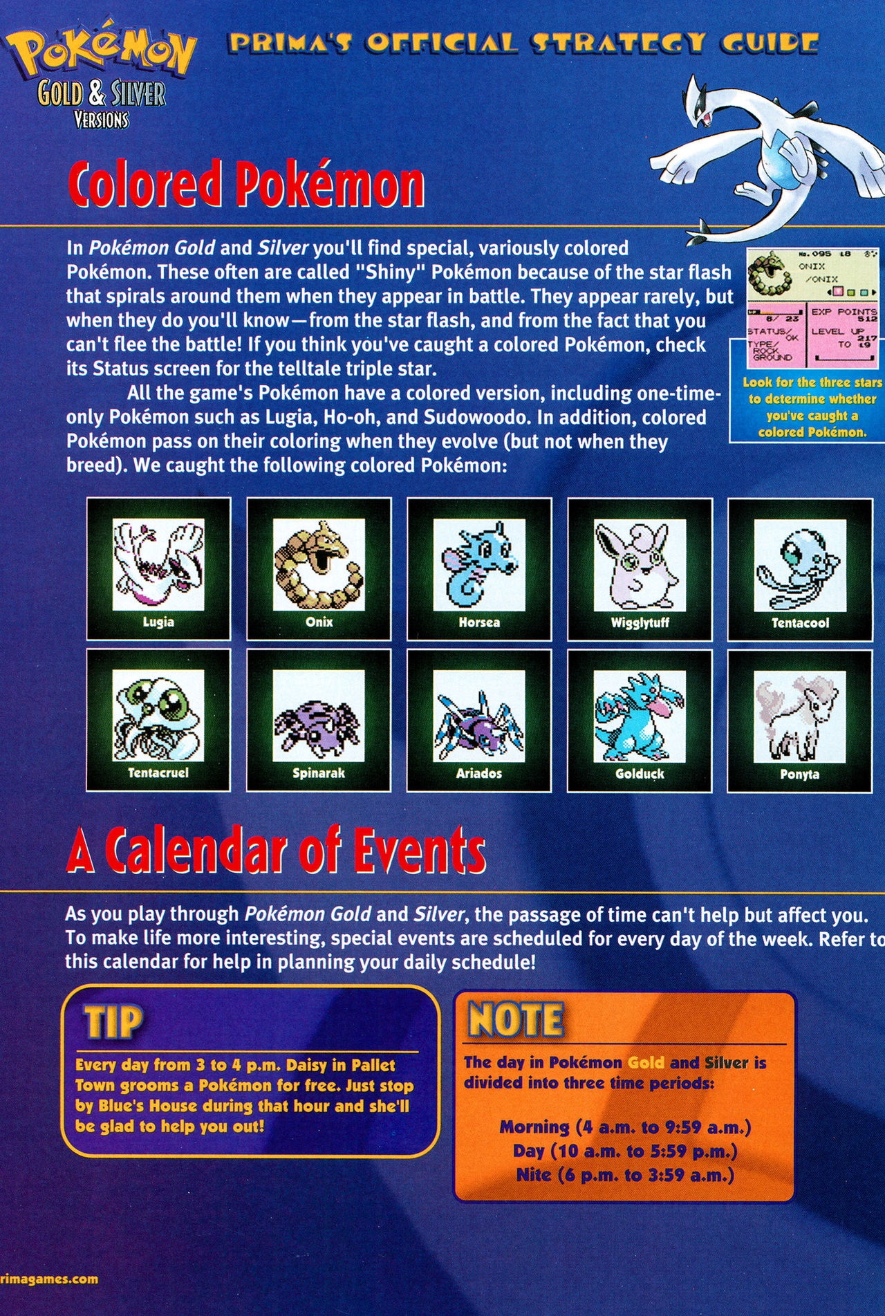 Pokémon Gold & Silver Versions - Strategy Guide 191