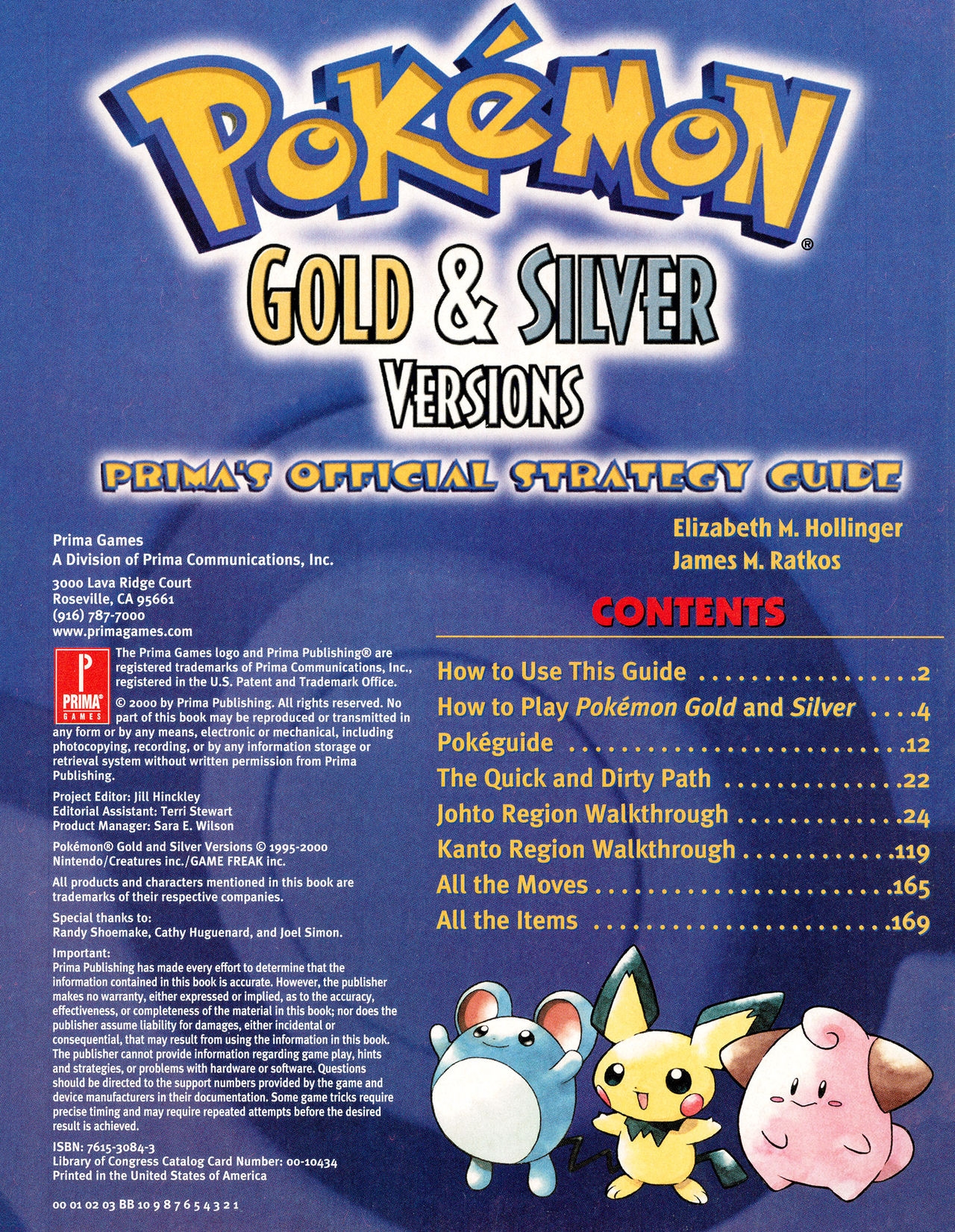 Pokémon Gold & Silver Versions - Strategy Guide 2