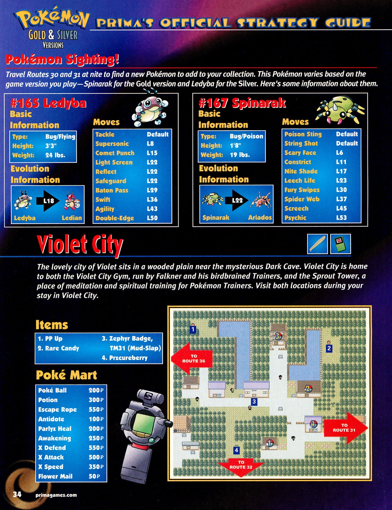 Pokémon Gold & Silver Versions - Strategy Guide 35
