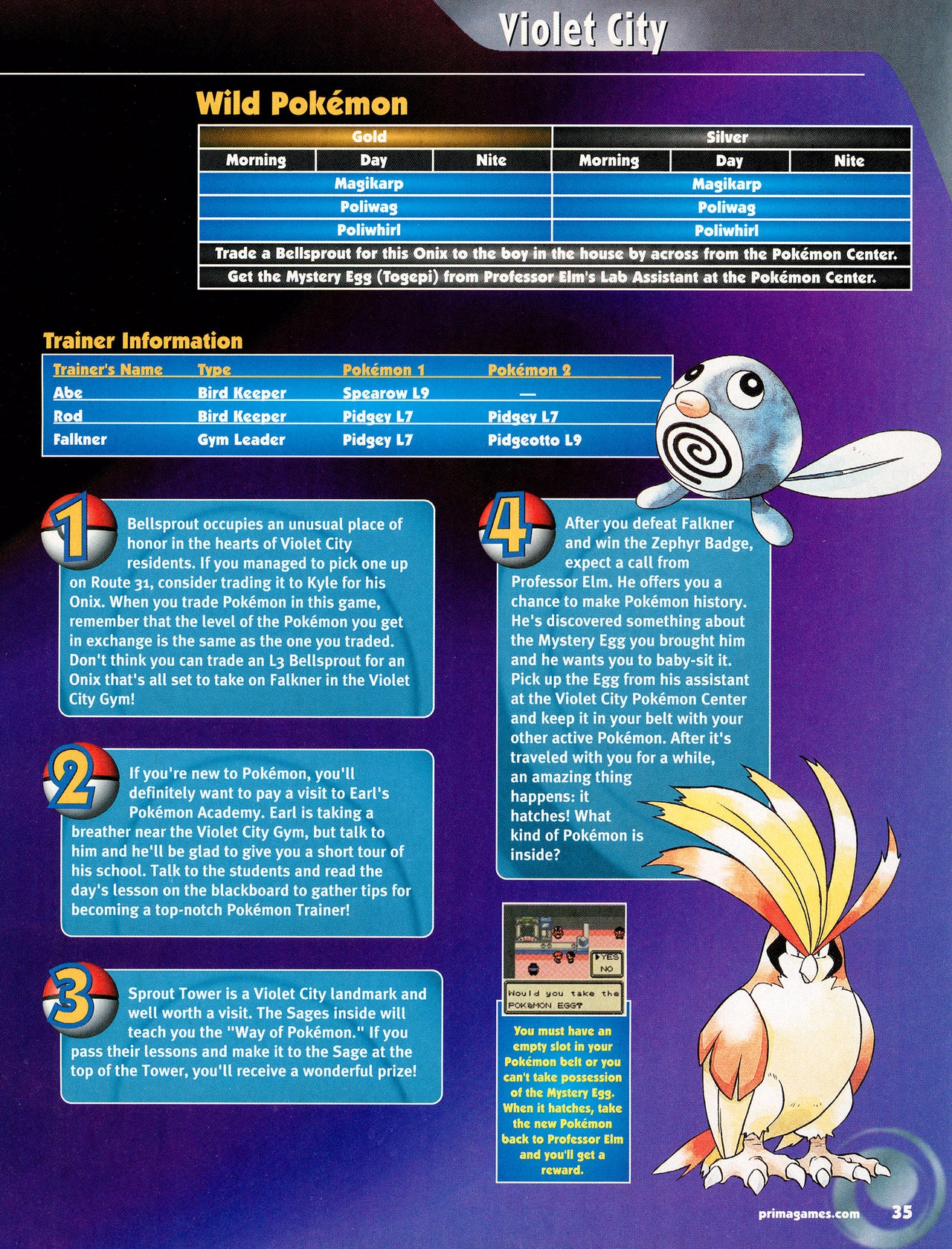 Pokémon Gold & Silver Versions - Strategy Guide 36