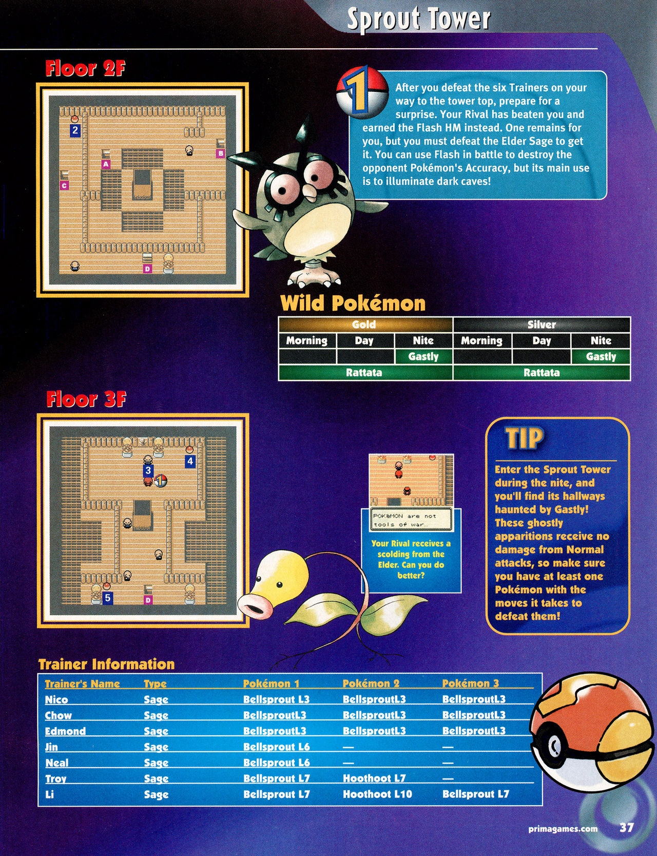 Pokémon Gold & Silver Versions - Strategy Guide 38