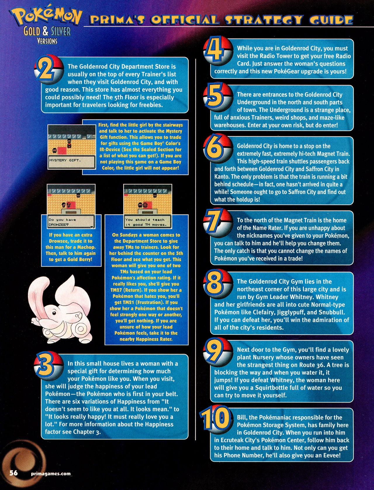 Pokémon Gold & Silver Versions - Strategy Guide 57