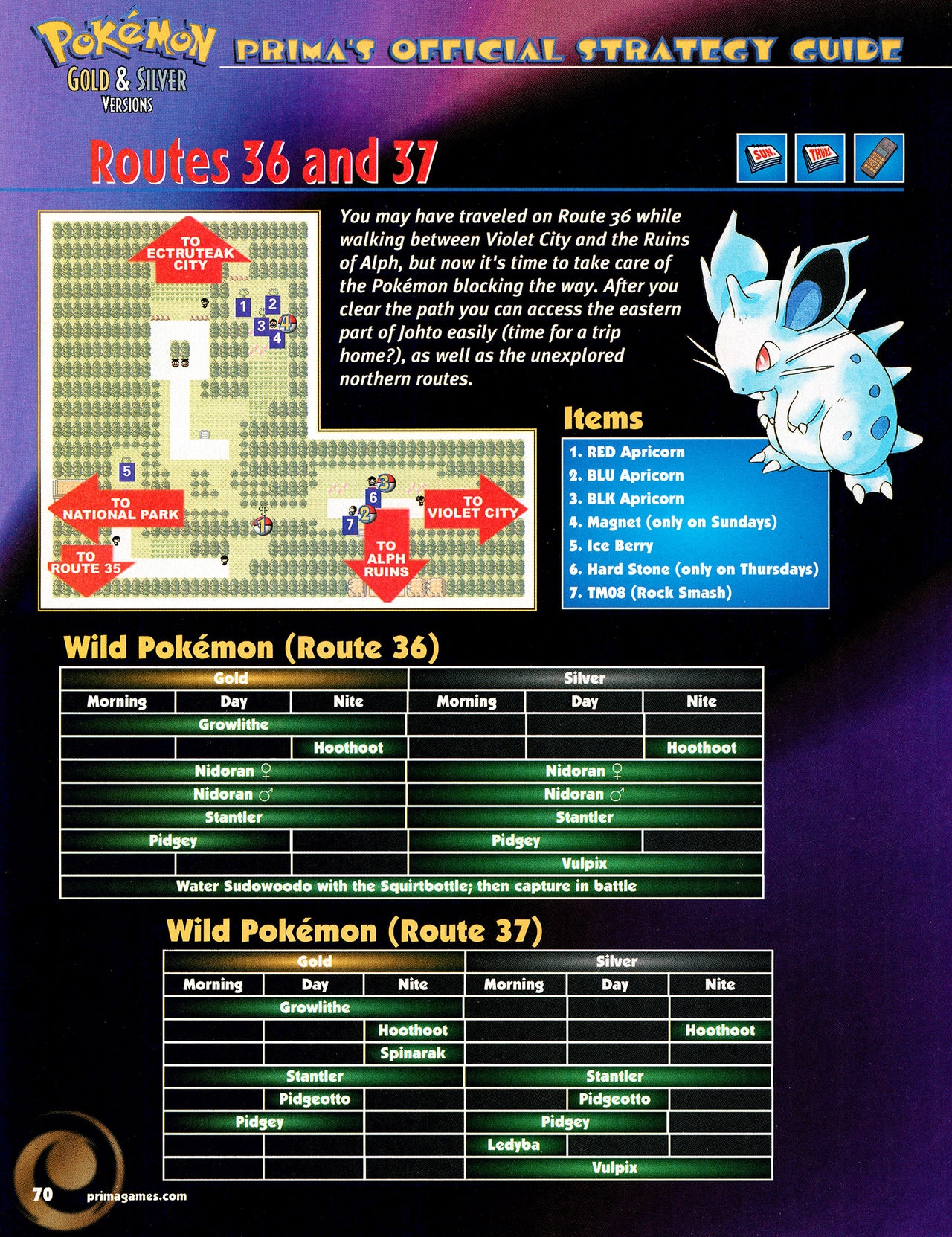 Pokémon Gold & Silver Versions - Strategy Guide 71