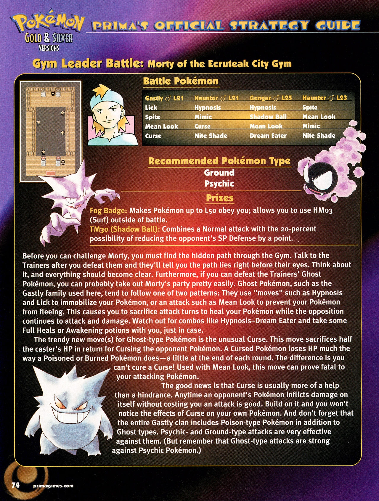 Pokémon Gold & Silver Versions - Strategy Guide 75