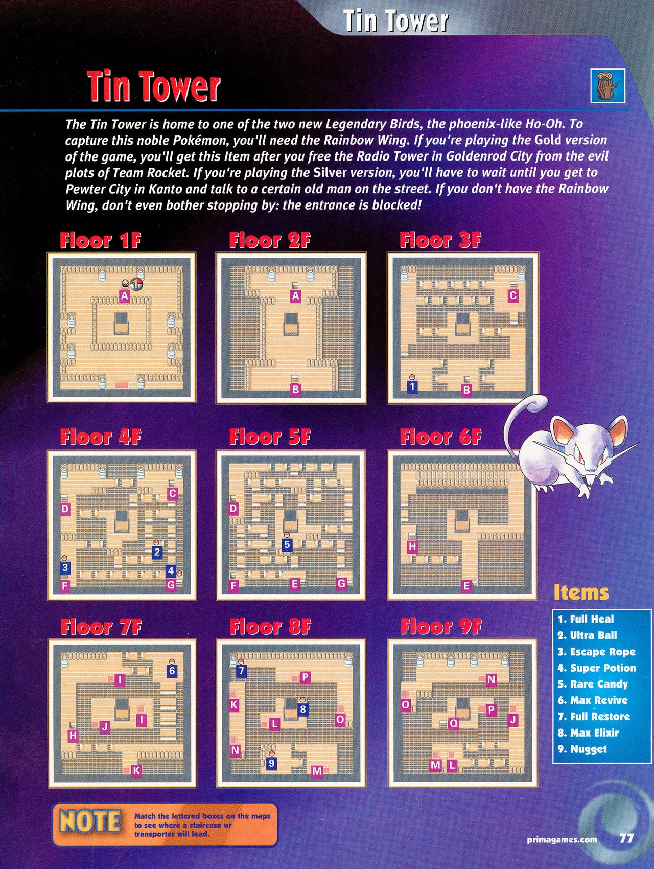 Pokémon Gold & Silver Versions - Strategy Guide 78