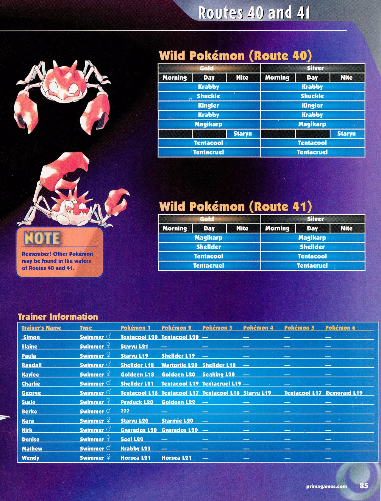 Pokémon Gold & Silver Versions - Strategy Guide 86