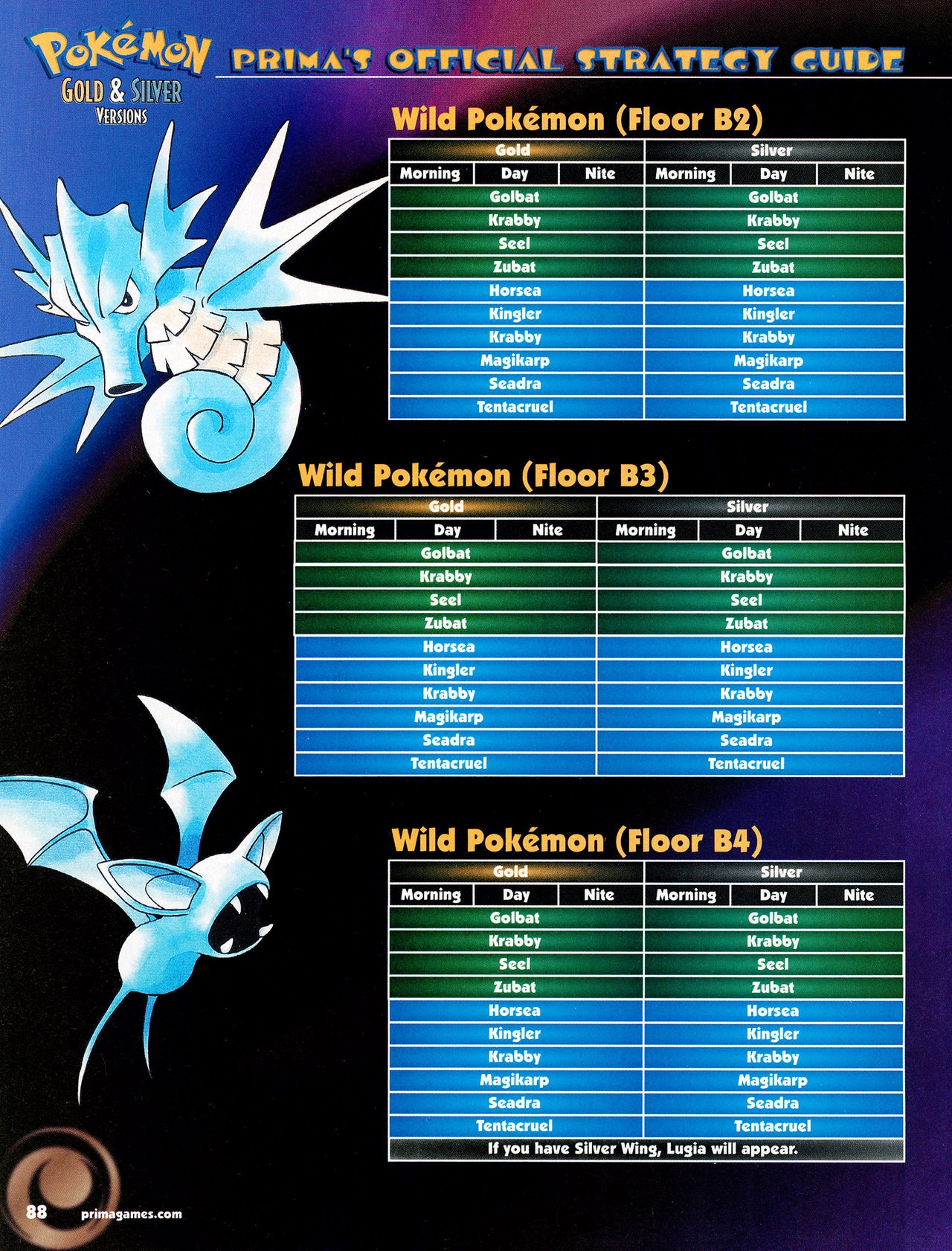 Pokémon Gold & Silver Versions - Strategy Guide 89