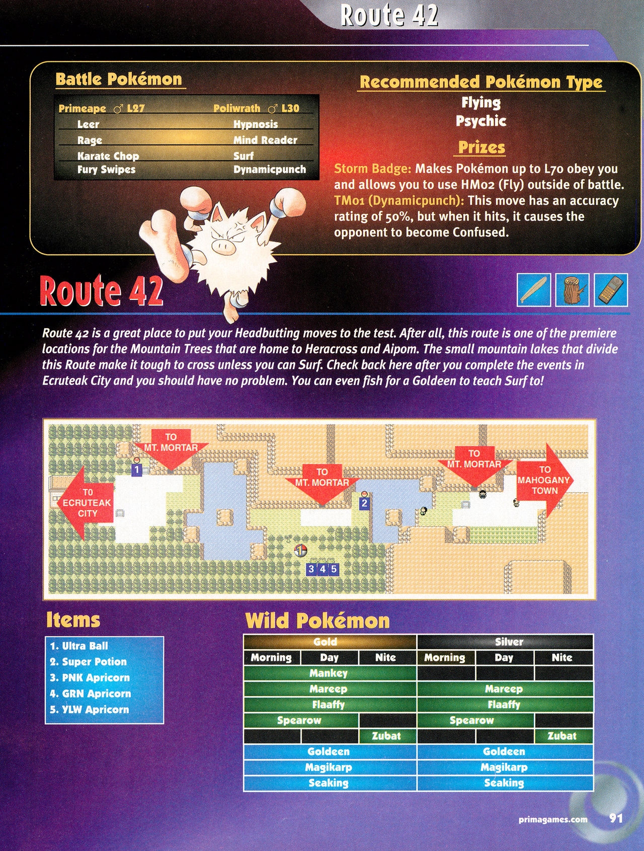 Pokémon Gold & Silver Versions - Strategy Guide 92