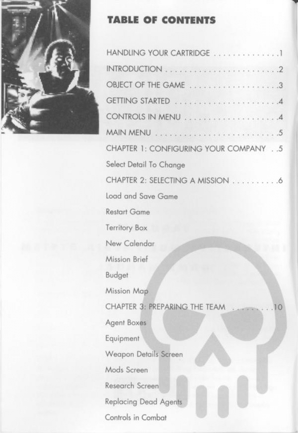 Syndicate (Jaguar) Game Manual 3