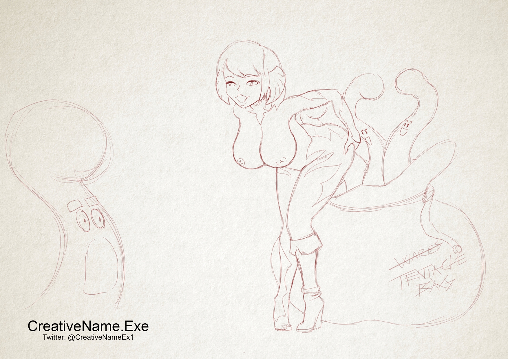 [CreativeName.Exe] Queen Masami - Animated Sketch 0