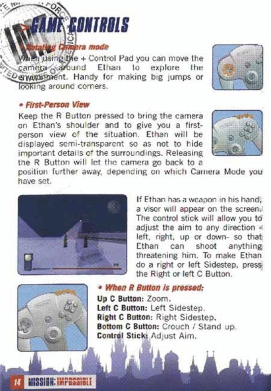 Mission Impossible (Nintendo 64) Game Manual 13