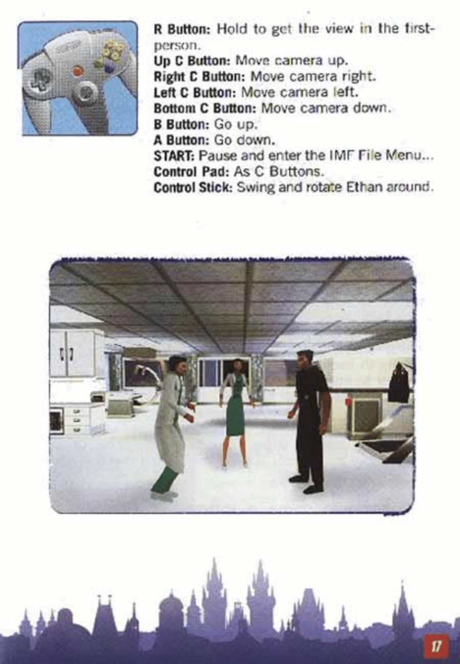 Mission Impossible (Nintendo 64) Game Manual 16