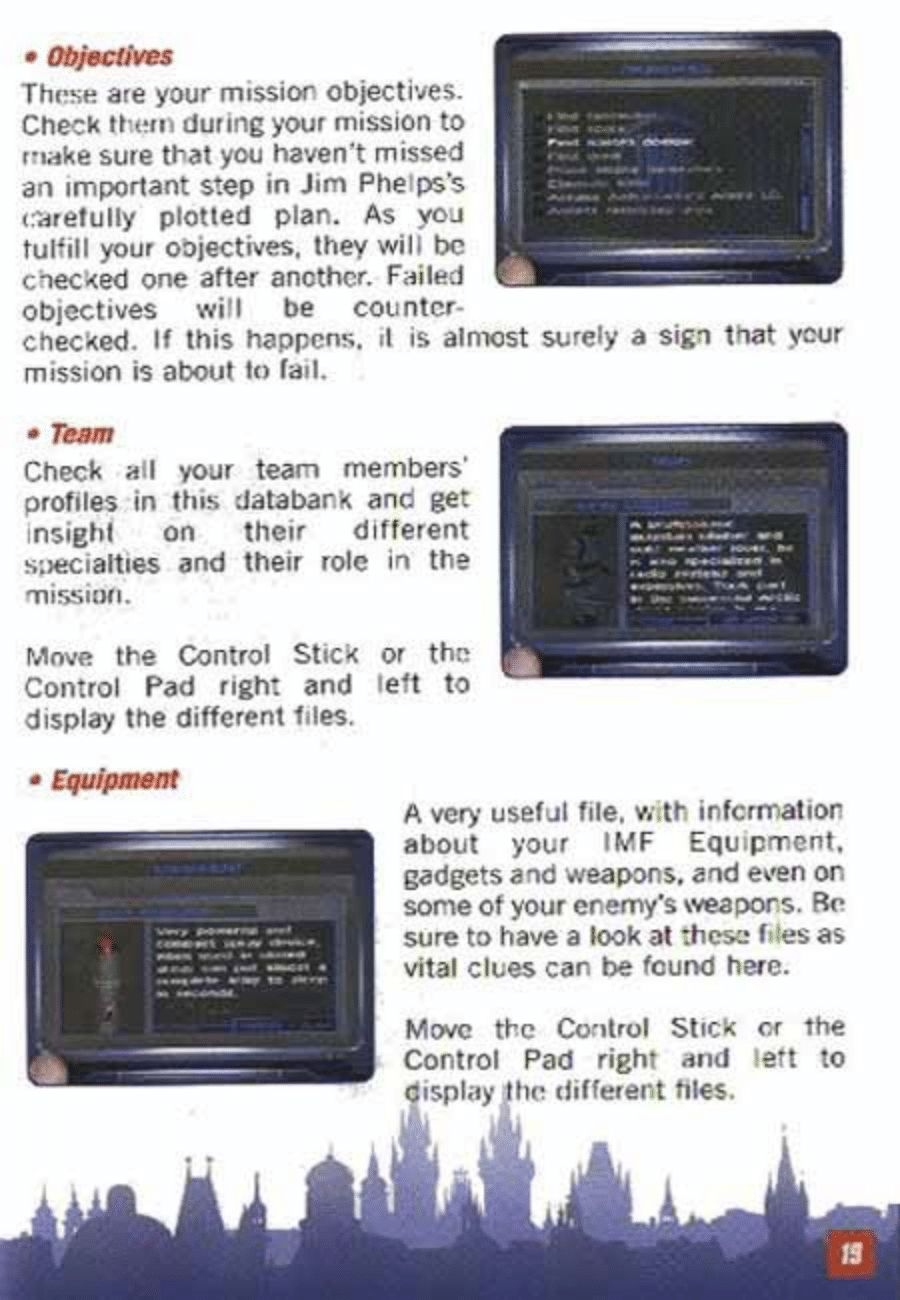 Mission Impossible (Nintendo 64) Game Manual 18