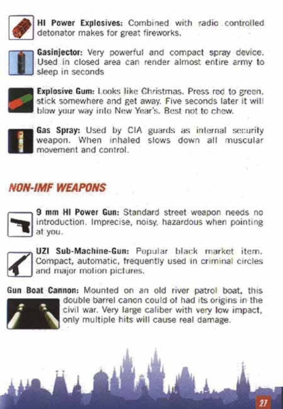 Mission Impossible (Nintendo 64) Game Manual 26