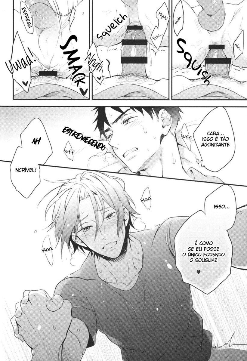 (HaruCC20) [PureSlider (Matsuo)] Sousuke no Kata wa Ore ga Mamoru! (Free!) [Portuguese-BR] 16