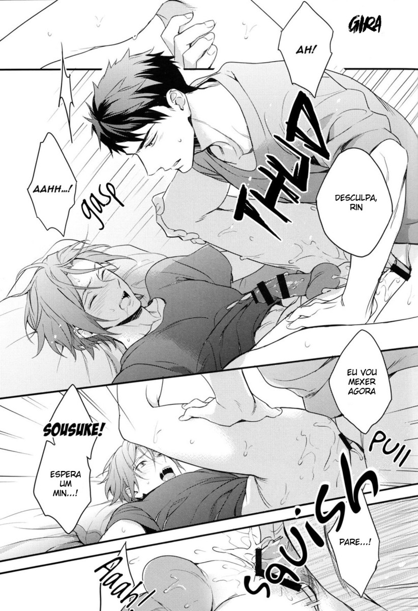 (HaruCC20) [PureSlider (Matsuo)] Sousuke no Kata wa Ore ga Mamoru! (Free!) [Portuguese-BR] 19