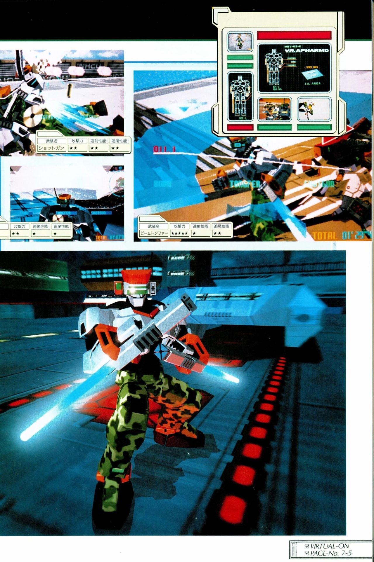 Cyber Troopers Virtual-On - Gamest Mook Vol. 32 118