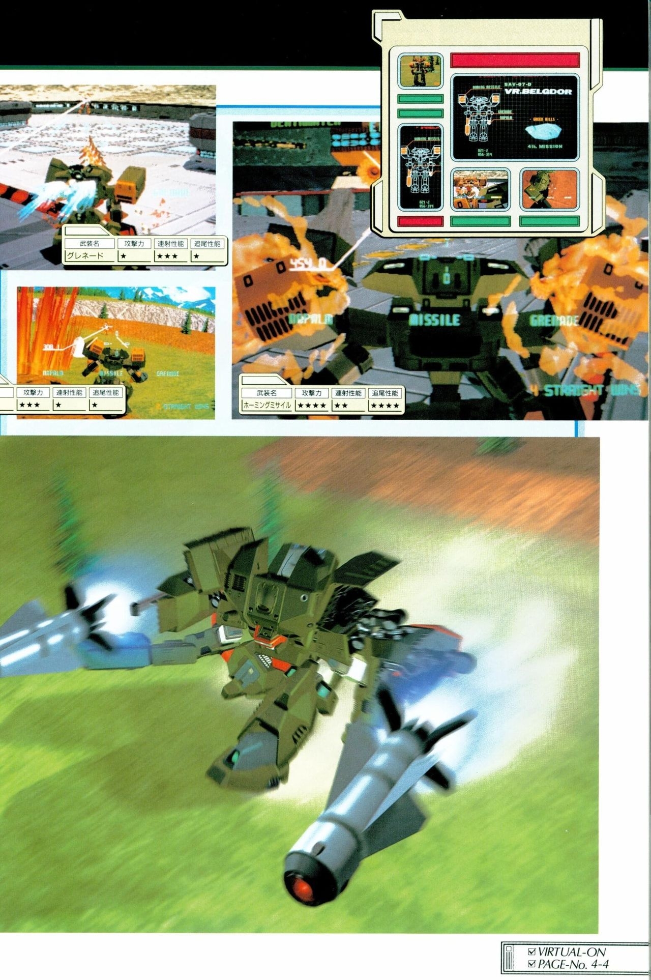 Cyber Troopers Virtual-On - Gamest Mook Vol. 32 66