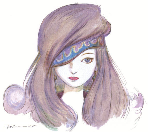 Yoshitaka Amano - Final Fantasy I-X concept art 10