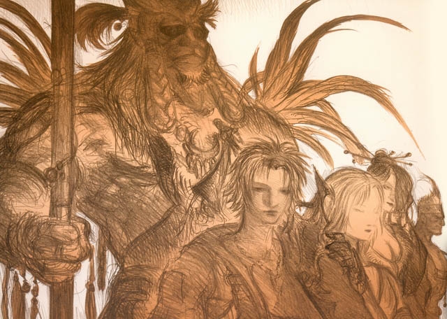 Yoshitaka Amano - Final Fantasy I-X concept art 114