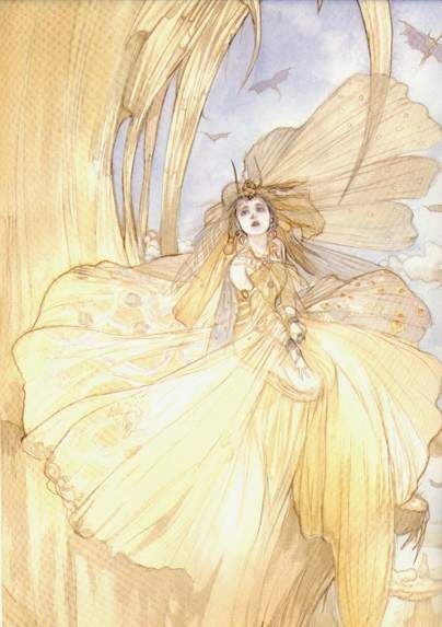 Yoshitaka Amano - Final Fantasy I-X concept art 117