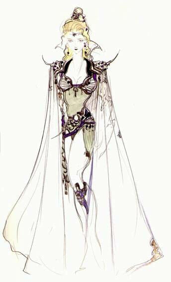 Yoshitaka Amano - Final Fantasy I-X concept art 124