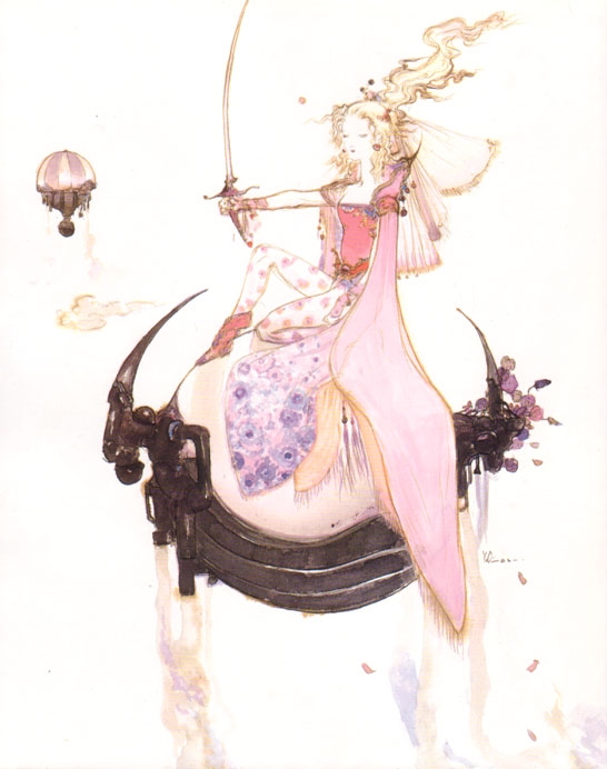 Yoshitaka Amano - Final Fantasy I-X concept art 164