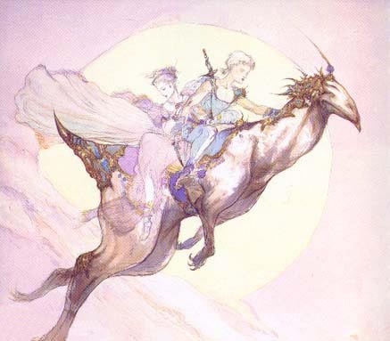 Yoshitaka Amano - Final Fantasy I-X concept art 17
