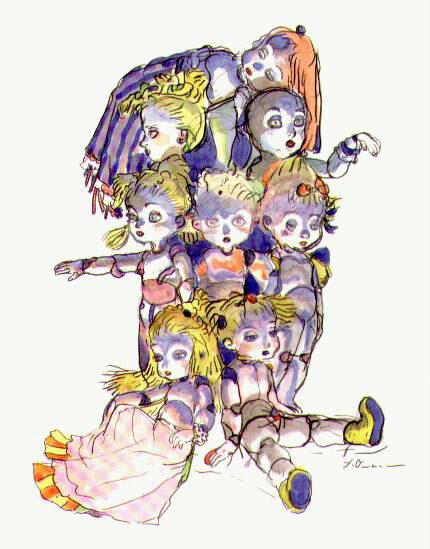 Yoshitaka Amano - Final Fantasy I-X concept art 22