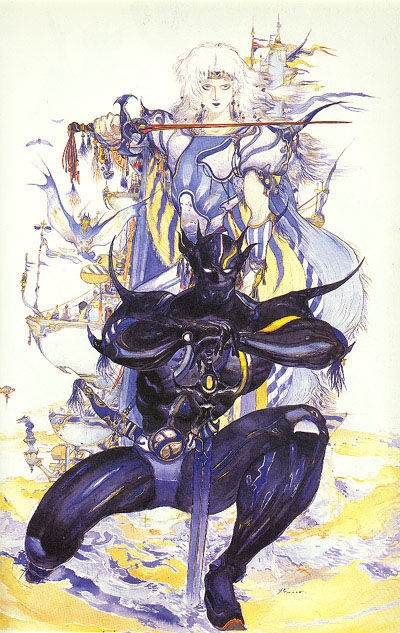 Yoshitaka Amano - Final Fantasy I-X concept art 24