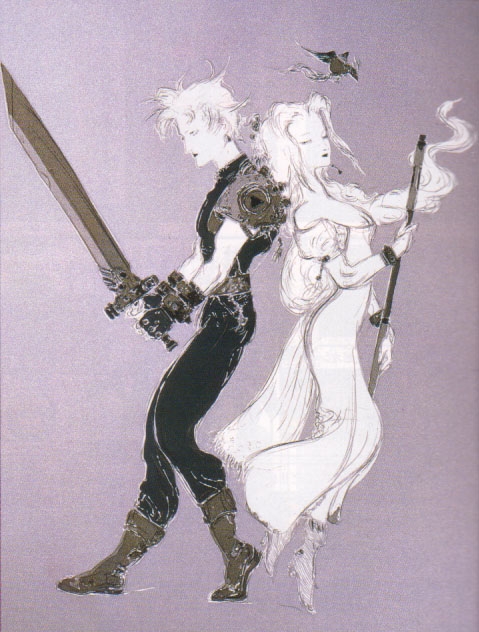 Yoshitaka Amano - Final Fantasy I-X concept art 37
