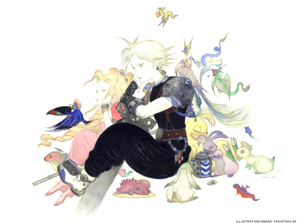 Yoshitaka Amano - Final Fantasy I-X concept art 38