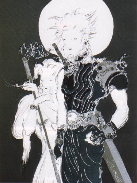 Yoshitaka Amano - Final Fantasy I-X concept art 39