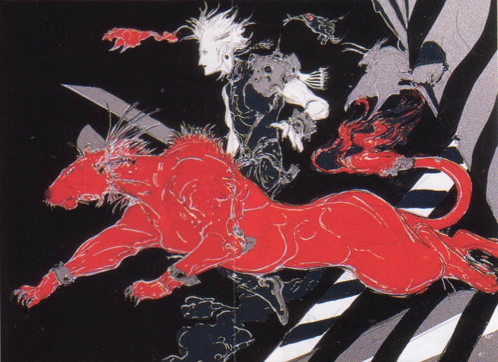 Yoshitaka Amano - Final Fantasy I-X concept art 44