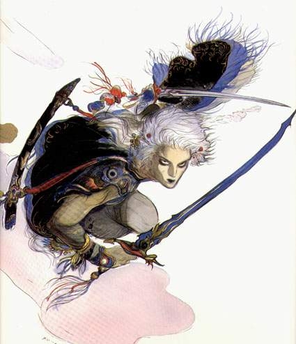 Yoshitaka Amano - Final Fantasy I-X concept art 47