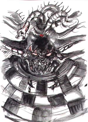 Yoshitaka Amano - Final Fantasy I-X concept art 58