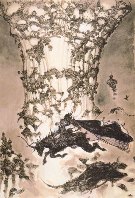 Yoshitaka Amano - Final Fantasy I-X concept art 60
