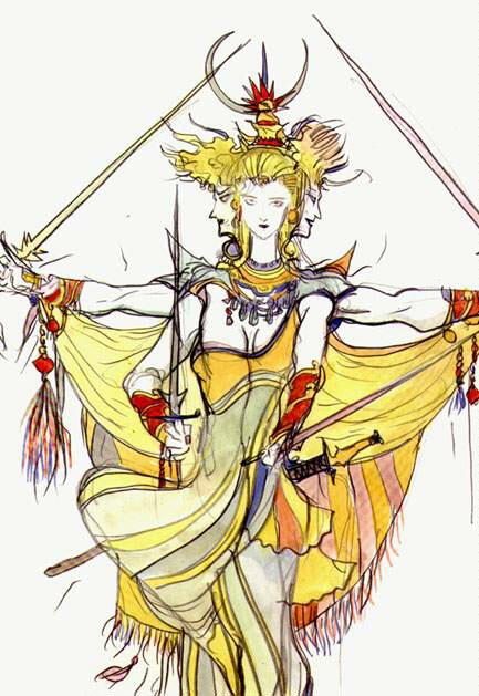 Yoshitaka Amano - Final Fantasy I-X concept art 6
