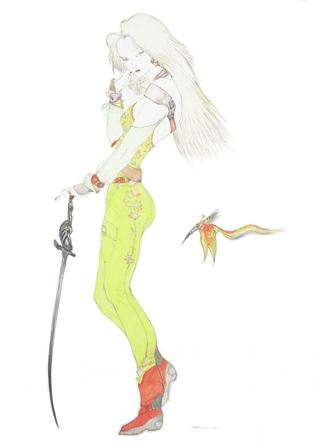 Yoshitaka Amano - Final Fantasy I-X concept art 69
