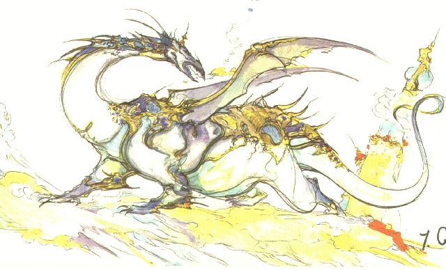 Yoshitaka Amano - Final Fantasy I-X concept art 82