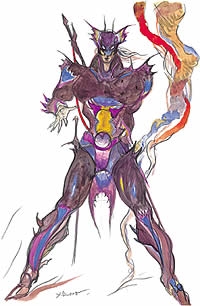 Yoshitaka Amano - Final Fantasy I-X concept art 86