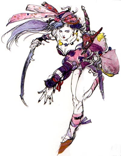 Yoshitaka Amano - Final Fantasy I-X concept art 96