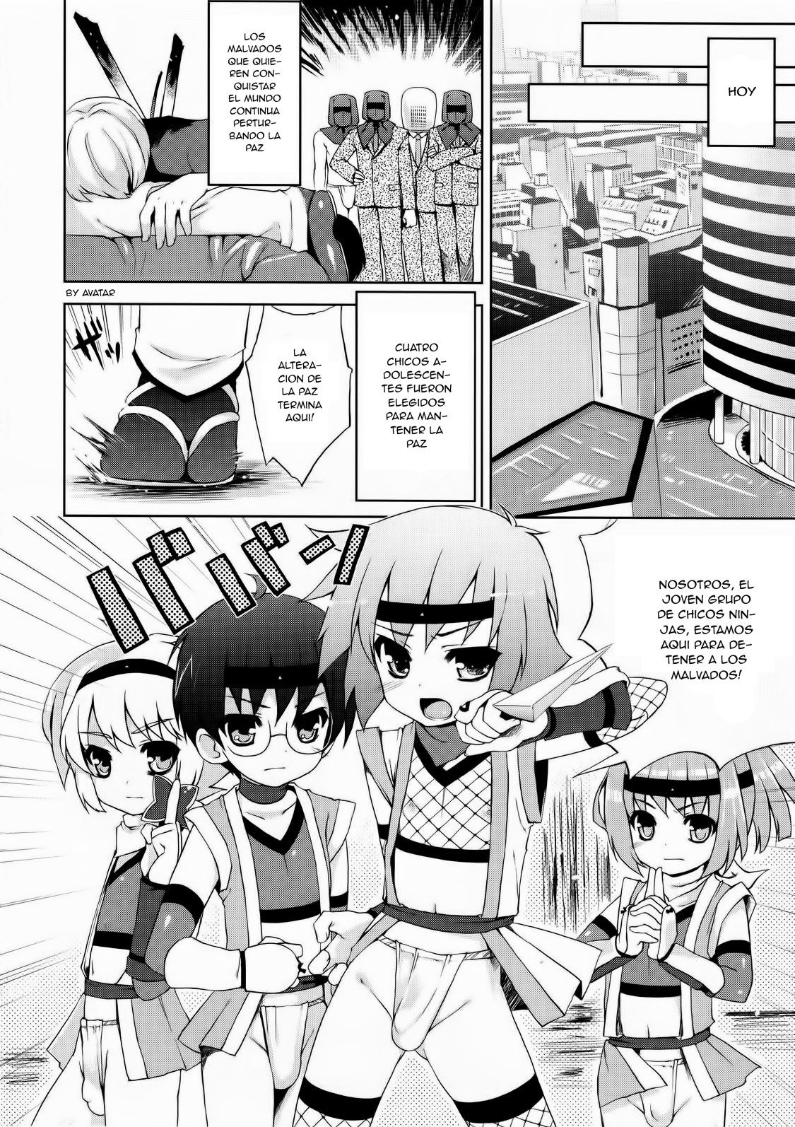 (C76) [Syumatsusyorijou (Nemunemu)] Ayaushi! Shounen Ninja [Spanish] [Avatar-kun] 3