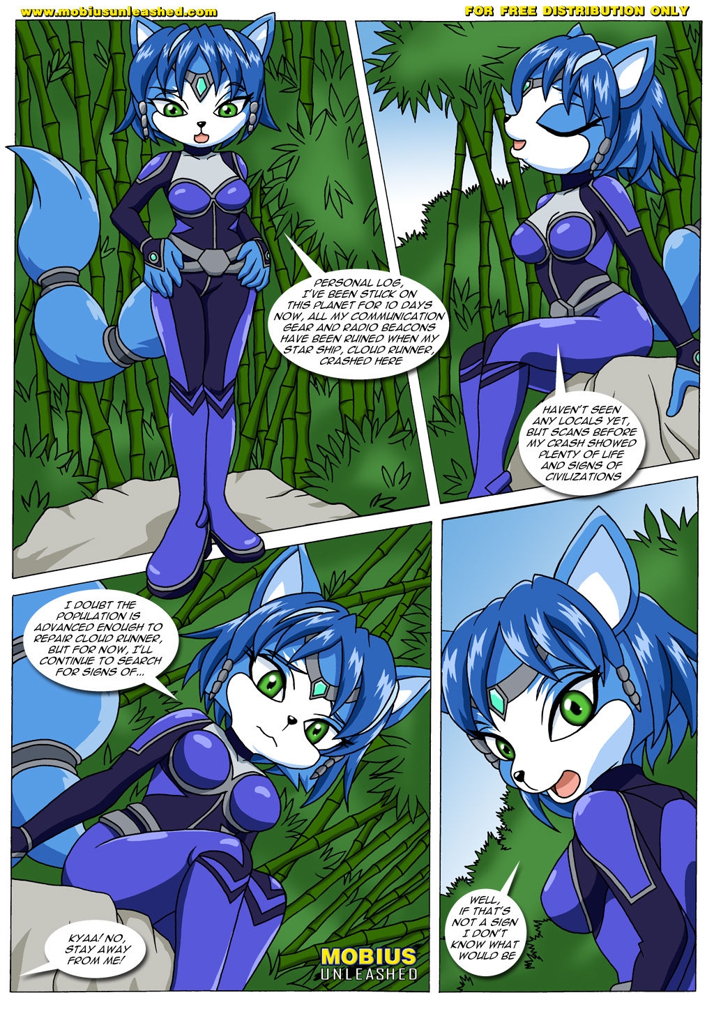 [Palcomix] FoXXXes (Sonic the Hedgehog, Star Fox) 1