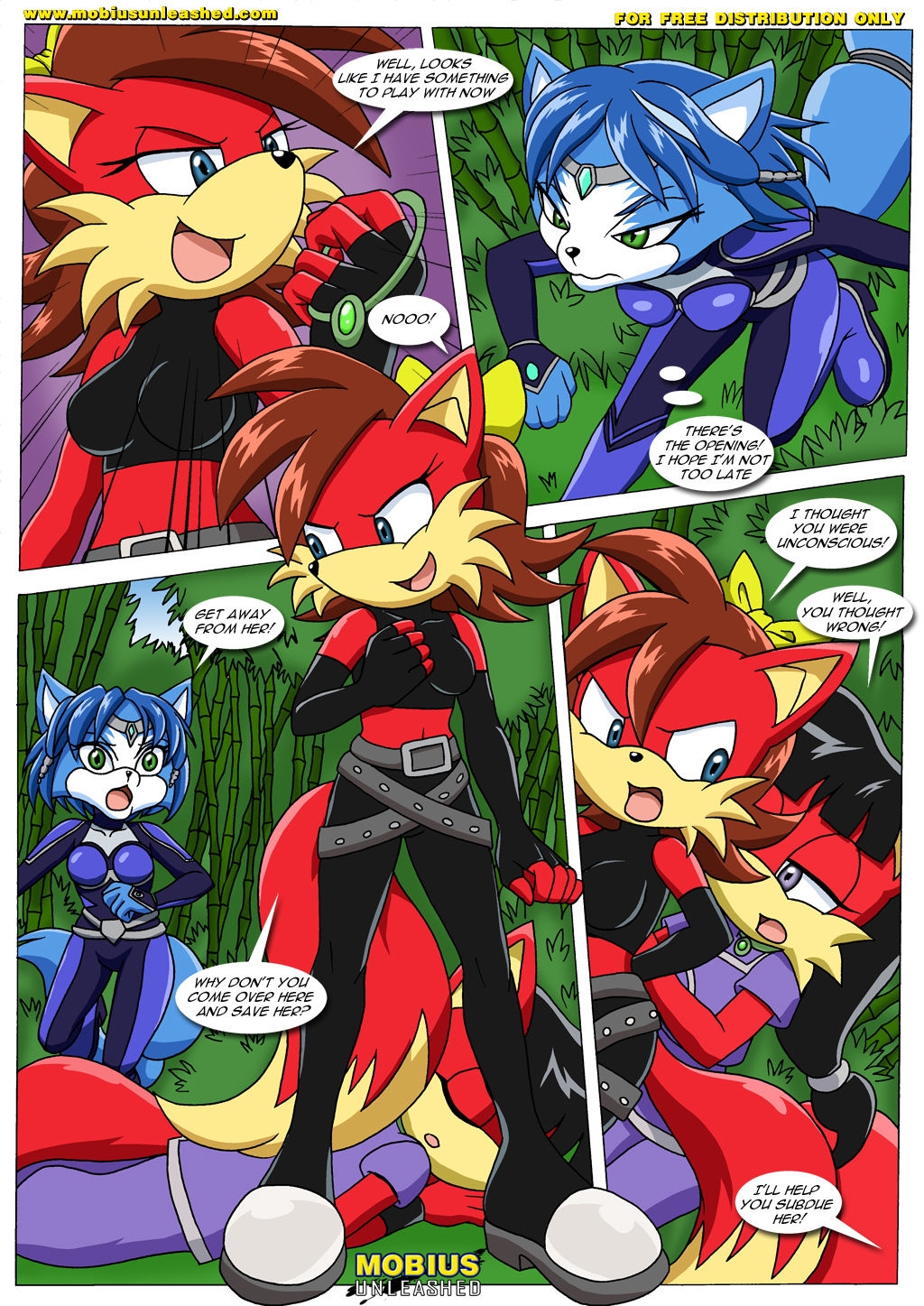 [Palcomix] FoXXXes (Sonic the Hedgehog, Star Fox) 2