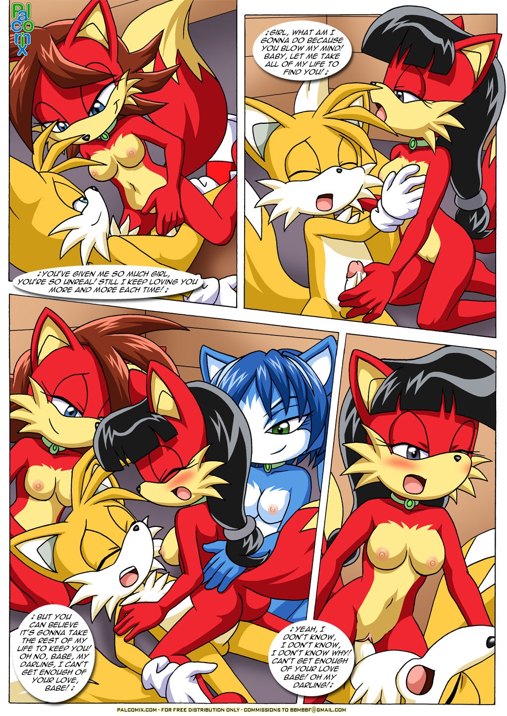 [Palcomix] FoXXXes (Sonic the Hedgehog, Star Fox) 30