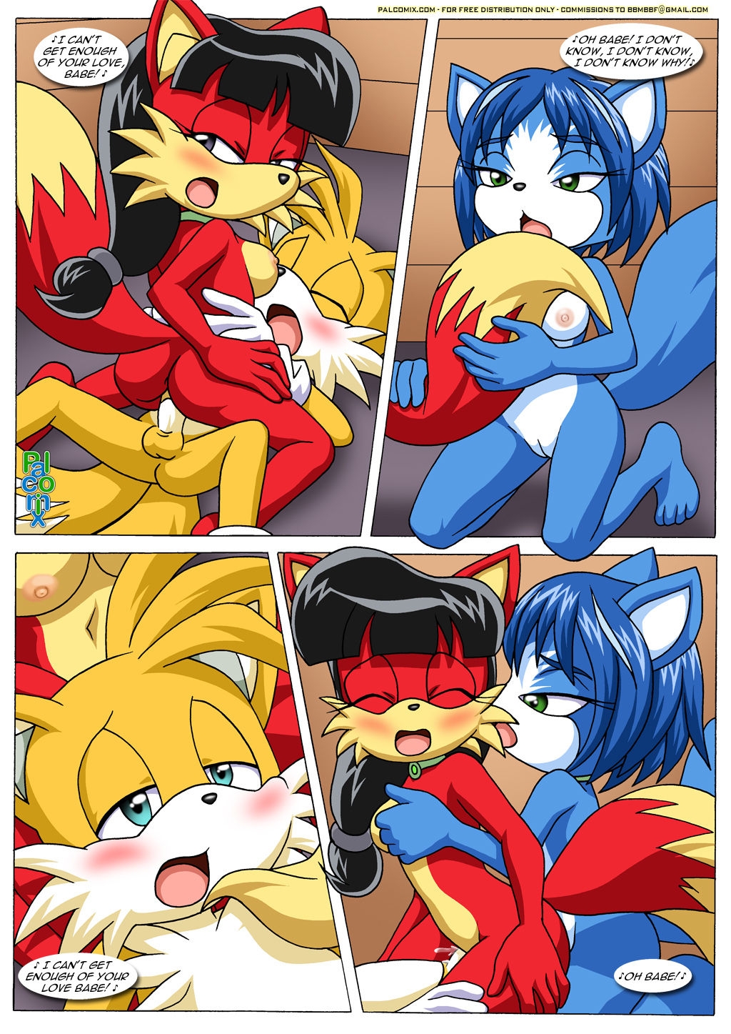 [Palcomix] FoXXXes (Sonic the Hedgehog, Star Fox) 31