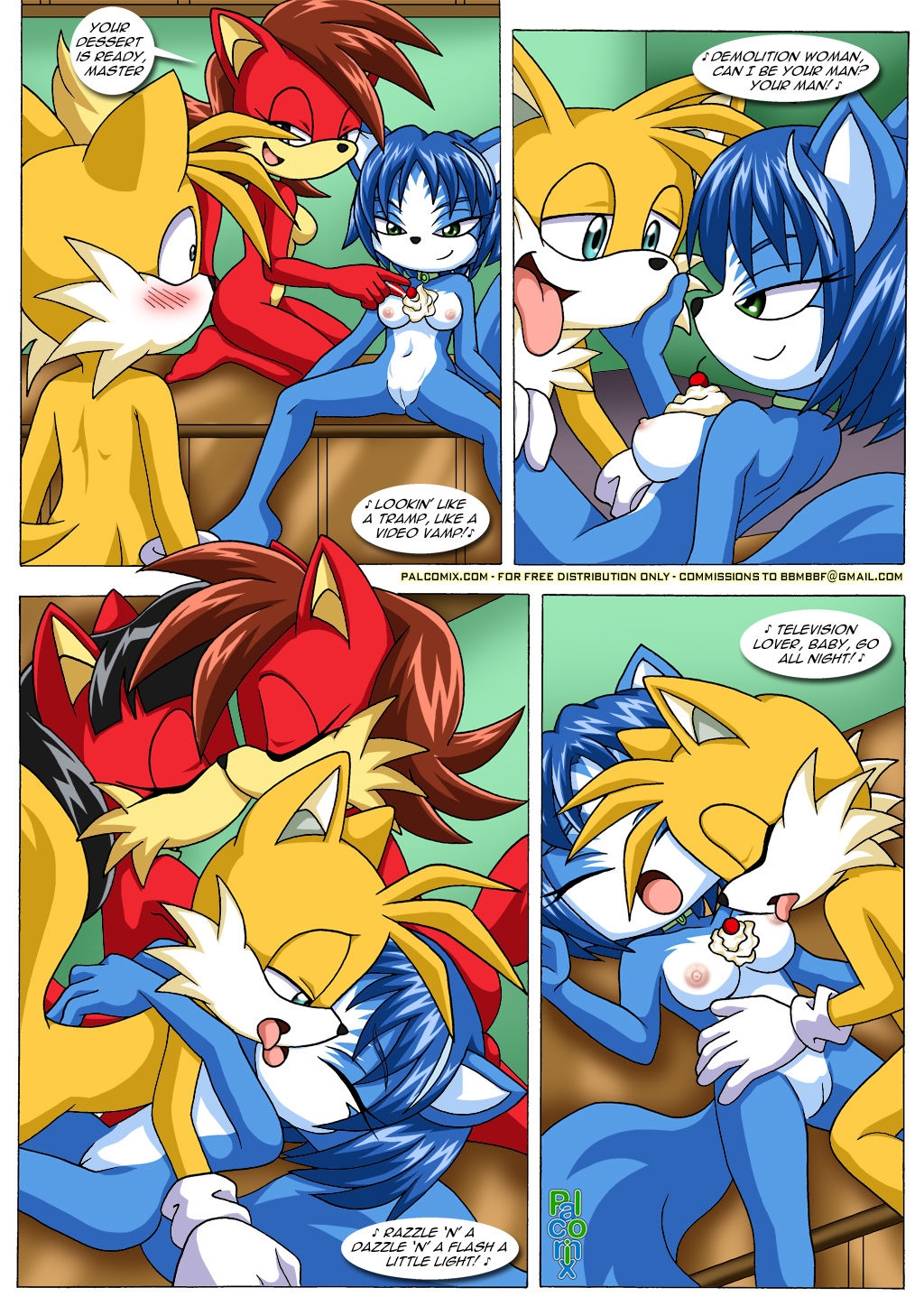[Palcomix] FoXXXes (Sonic the Hedgehog, Star Fox) 33