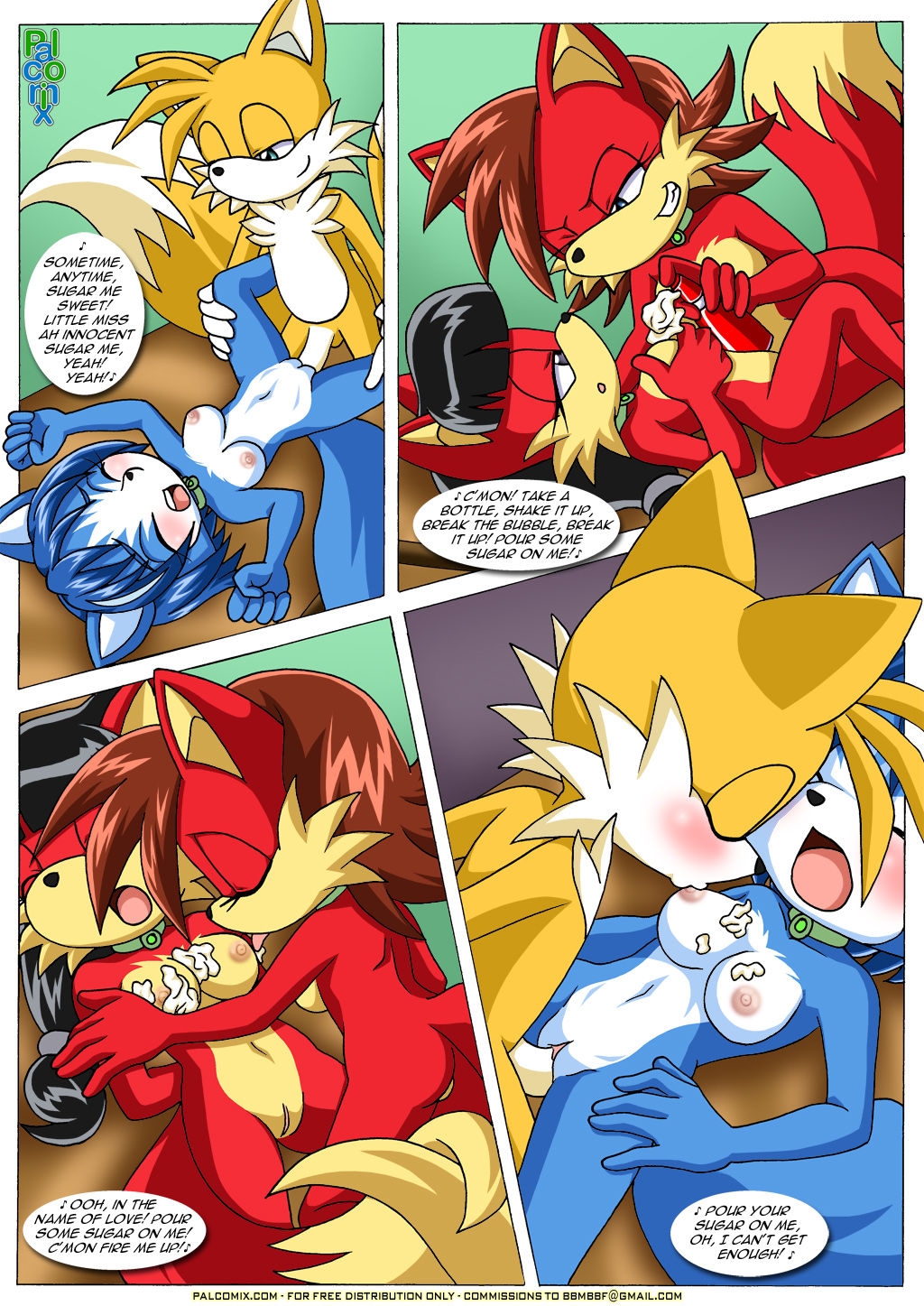[Palcomix] FoXXXes (Sonic the Hedgehog, Star Fox) 34